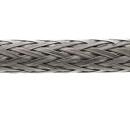 1/4”  Tubular Tinned Copper Braid, Heavy Braid 1