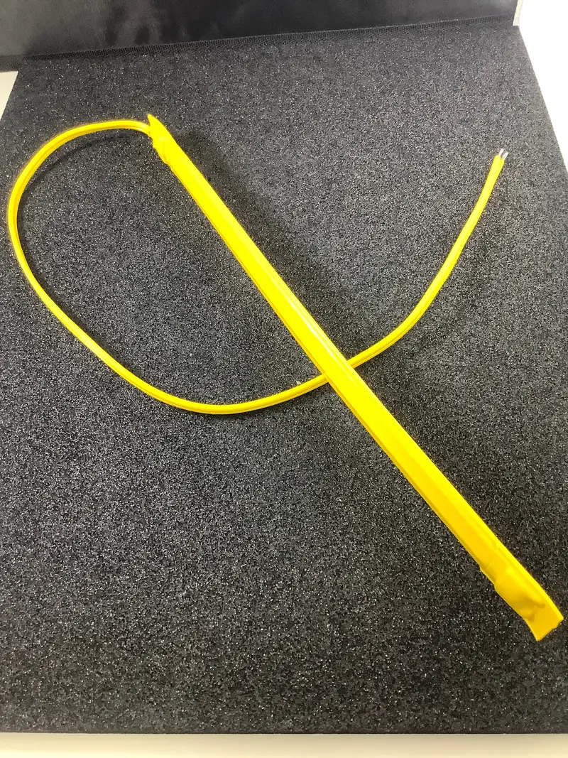 101-B-Yellow-12” - Tapeswitch - General Purpose Ribbon Switches Designed For Activation By Hand, Foot, Or Mechanical Device.Actuation Force 24 Oz 1