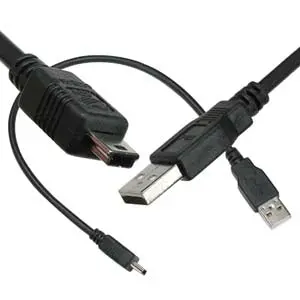 1Ft A Male To Mini-B 5Pin Male Usb2.0 Cable 1
