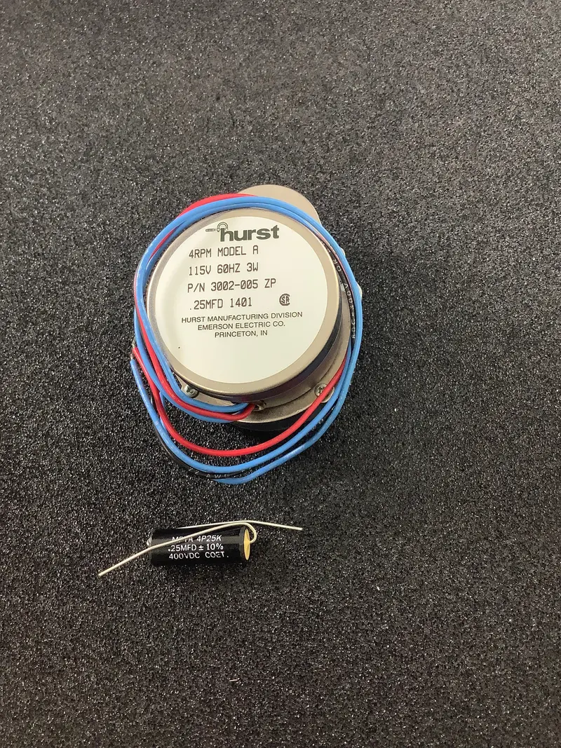 3002-005 - Hurst - Motor, Synchronous; 115 Vac @ 60 Hz; 3 W; 4 Rpm; 110 Oz-In @ 175 P/S; 1
