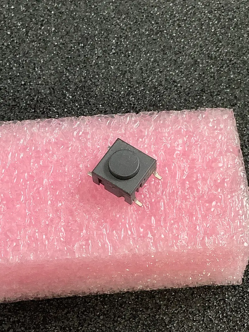 3Csh9 - Mec - Switch Tactile N.O. Spst Round Button 0.05A 24Vdc 1