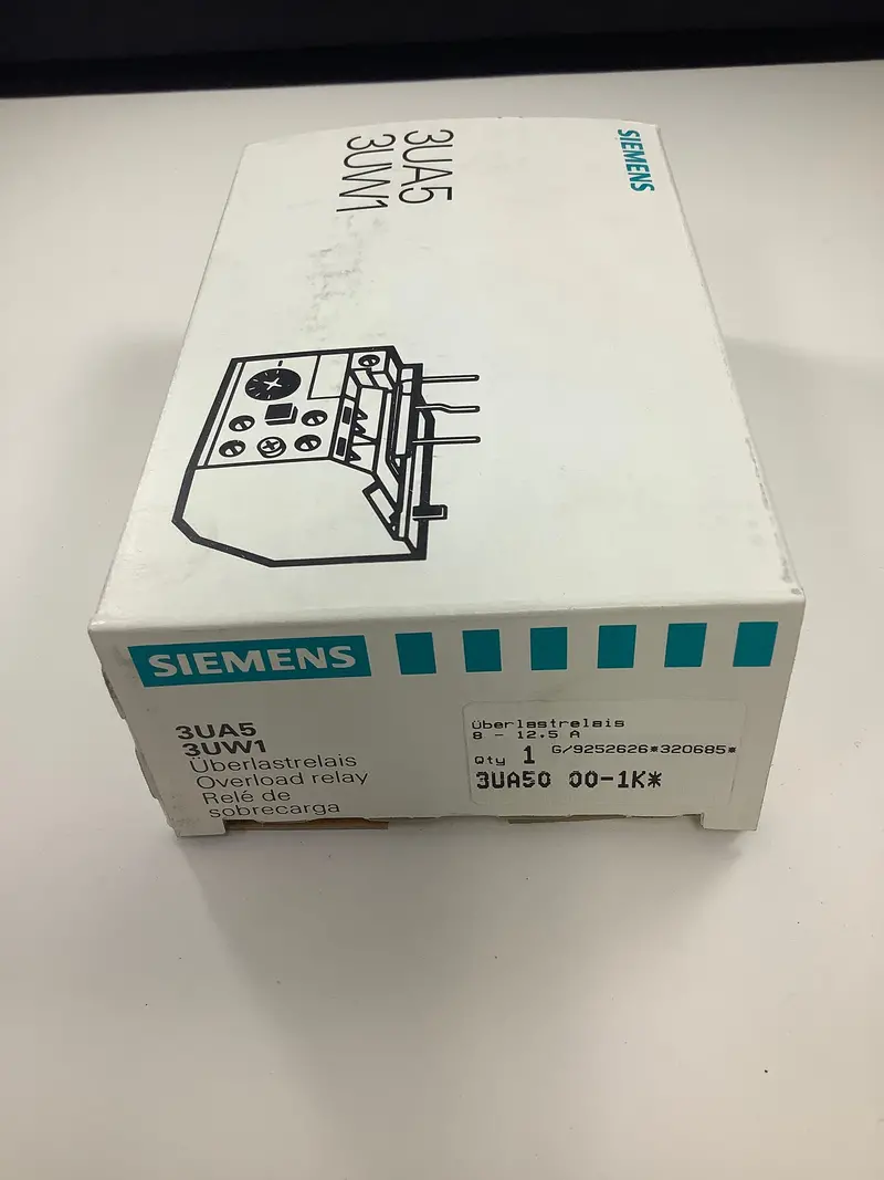 3Ua5000-1K - Siemens - Overload Relay 8-12.5A 1