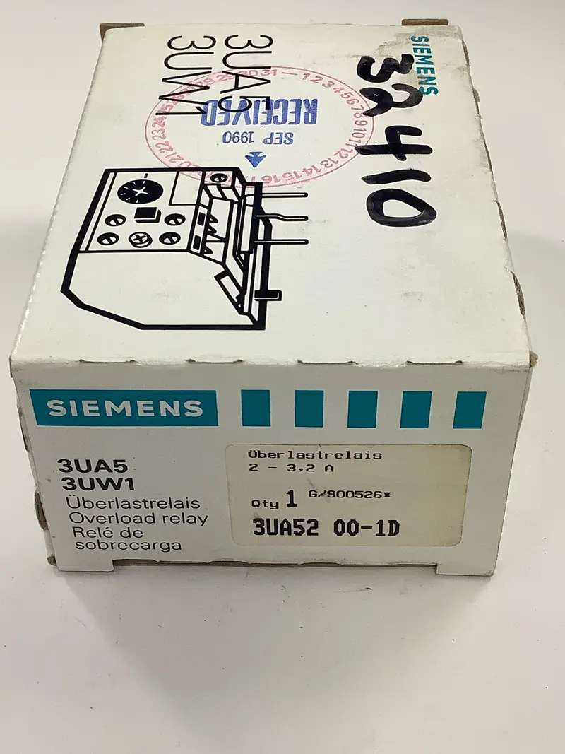 3Ua5200-1D - Siemens - Overload Relay 2-3.2A 1