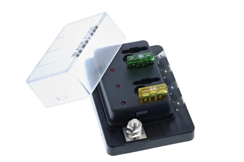4 Pos Fuse Holder, Atc  W/Cover 1