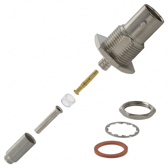 413590-4 - Amp - Bnc Connector Jack, Female Socket 75 Ohms Panel Mount Crimp 1