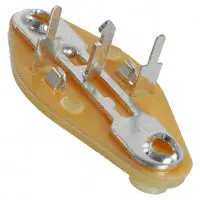 4600 - Keystone - 3 (Oval) Pos Transistor, To-3 Socket Tin Chassis Mount 1