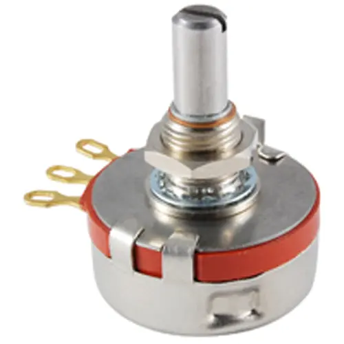 500K Ohm Potentiometer, 2 Watt, 1/4 Inch Dia. Shaft Part No. 501-0018 1