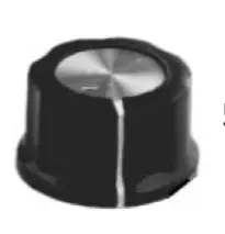 54-234-2 - 1/4 Inch(6.35Mm)X 27Mm Knob-- 2/Pack 1
