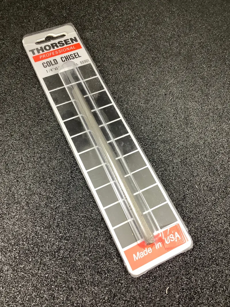 55901 - Thorsen - Cold Chisel  1/4” X 5” , Made In Usa 1