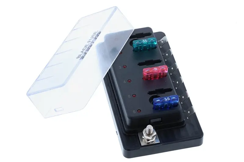 6 Pos Fuse Holder, Atc  W/Cover 1
