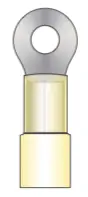 #6 Stud, 10-12 Awg, Ring Terminal, Heat Shrink Insulation, 100 Pcs Per Package 1