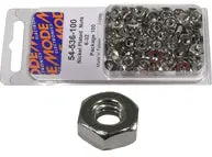 8-32  Nickel Plated Hex Nuts - 100 Pcs 54-546-100 1