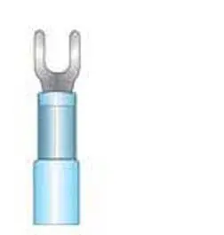 #8 Stud, 16-14 Awg, Fork Terminal, Heat Shrink Insulation, 25 Pcs Per Package 1