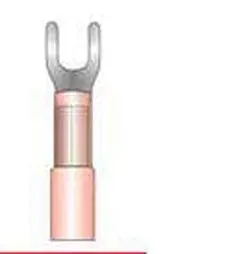 #8 Stud, 22-16 Awg, Fork Terminal, Heat Shrink Insulation, 25 Pcs Per Package 1