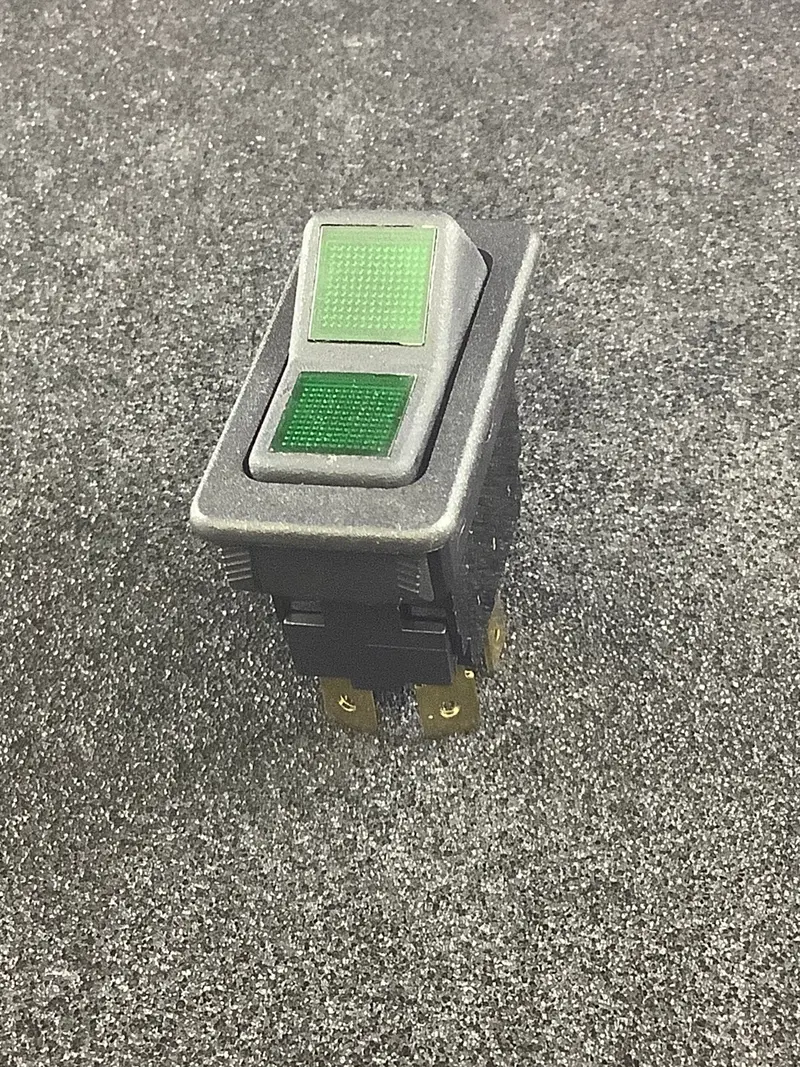 8005K23n324v31 - Eaton - Spst Rocker Switch, Lighted, Green Lens 14V Lamp 1