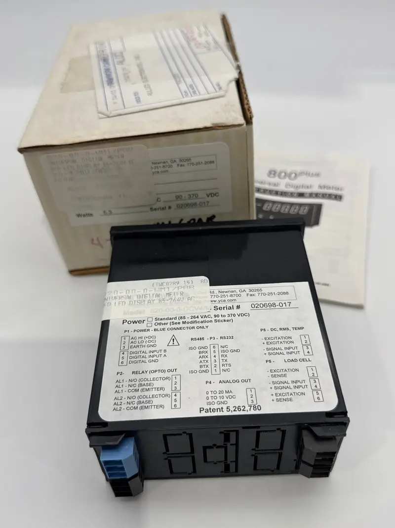 820-00-0-Wm1/Pbb - Yokogawa - Digital Panel Meter 1