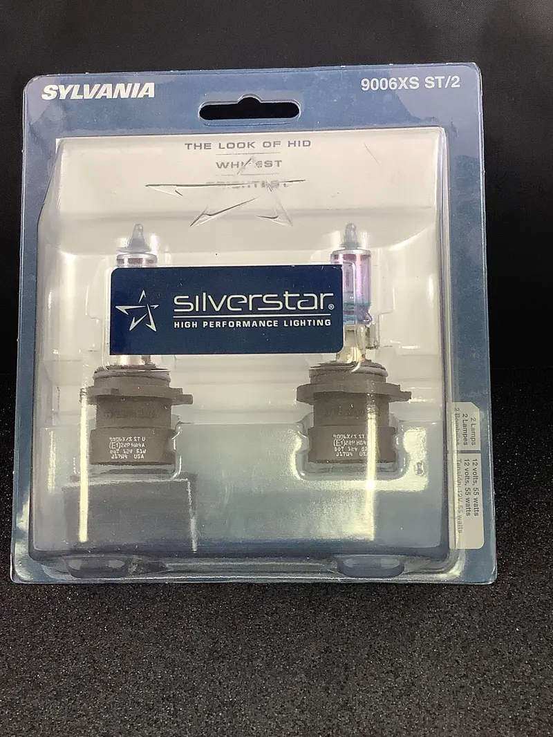 9006Xs St/2 - Sylvania - Silverstar Halogen Headlight Bulb, 2 Pack 1