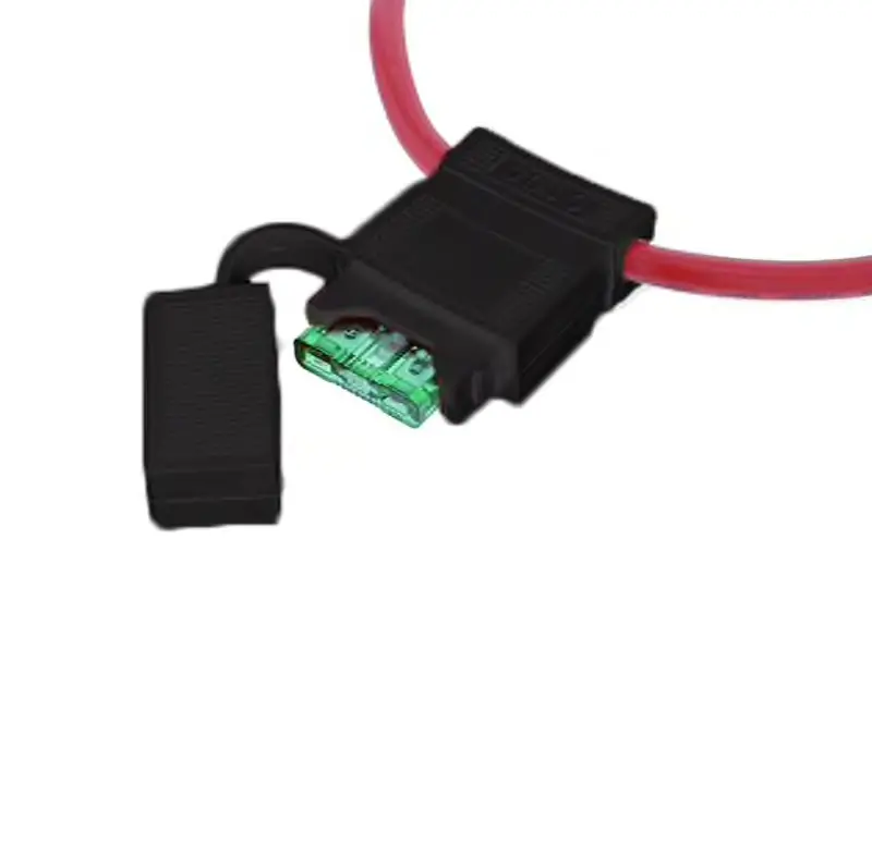 Atc Fuse Holder 16 Awg Black/Red 1