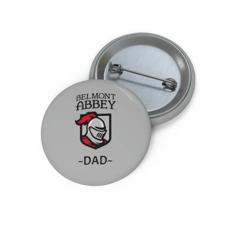Belmont Abbey Dad Custom Pin Buttons 1