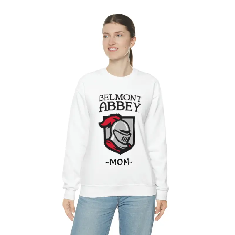 Belmont Abbey Mom Unisex Heavy Blend™ Crewneck Sweatshirt 1