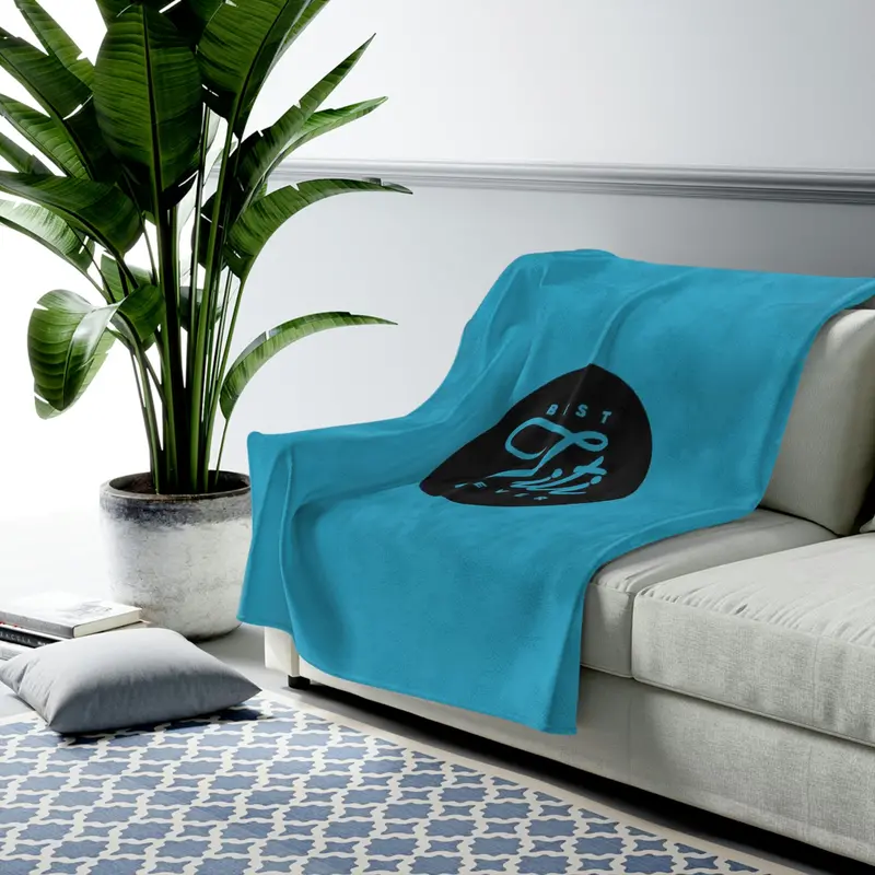 Best Titi Ever Velveteen Plush Blanket 1