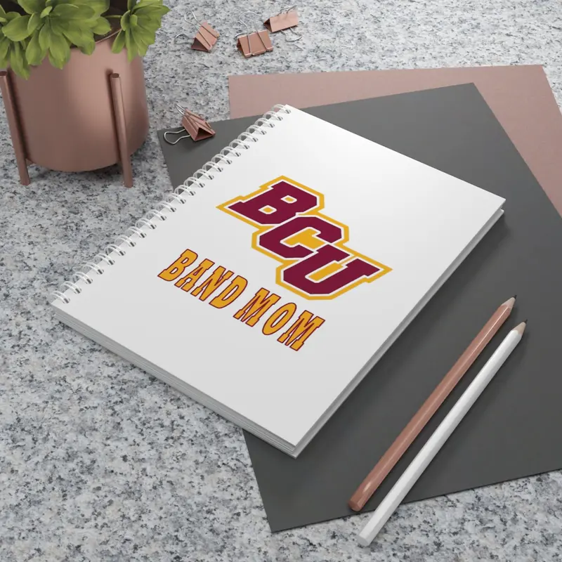 Bethune-Cookman Band Mom Spiral Notebook 1