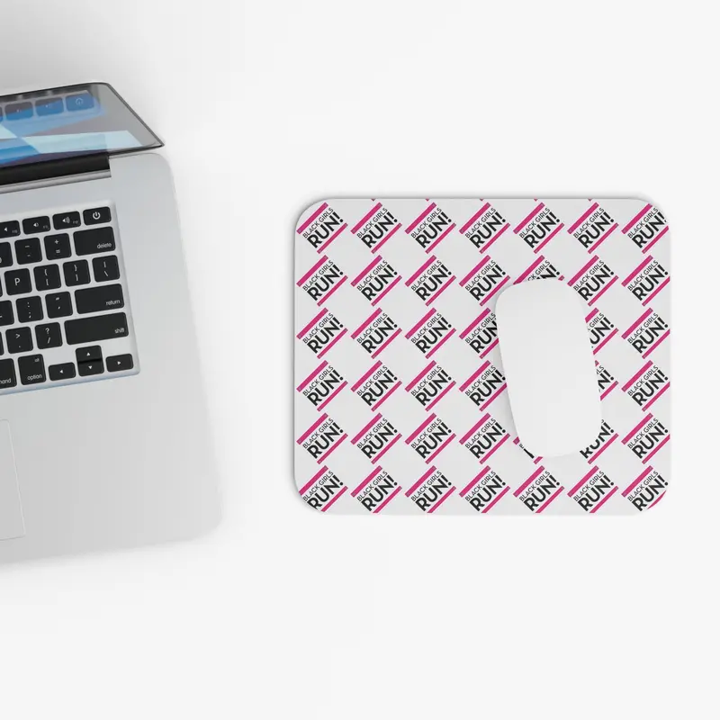 Black Girls Run Mouse Pad (Rectangle) 1