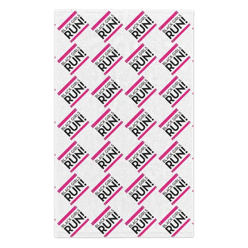 Black Girls Run Rally Towel, 11X18 1