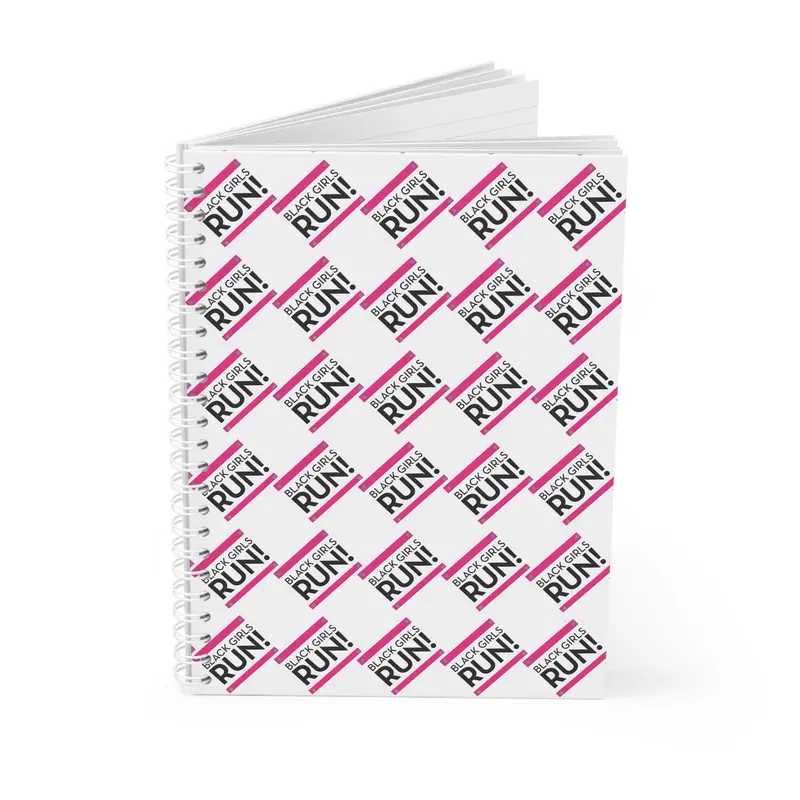 Black Girls Run Spiral Notebook 1