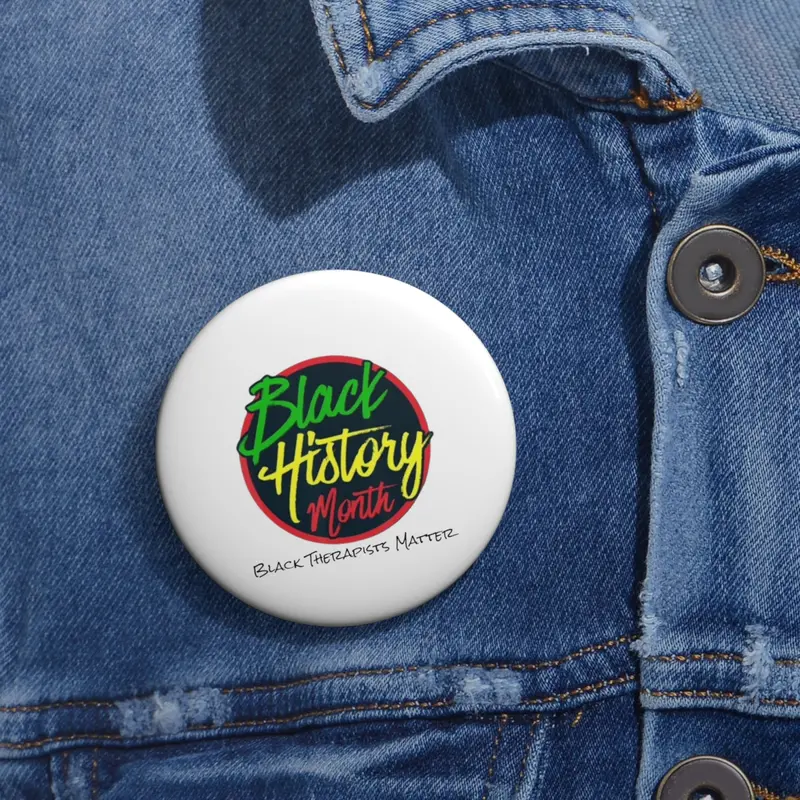 Black Therapists Matter Custom Pin Buttons 2