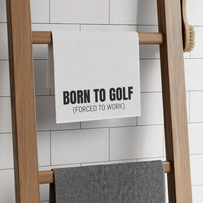 Born To Golf Rally Towel, 11X18 1