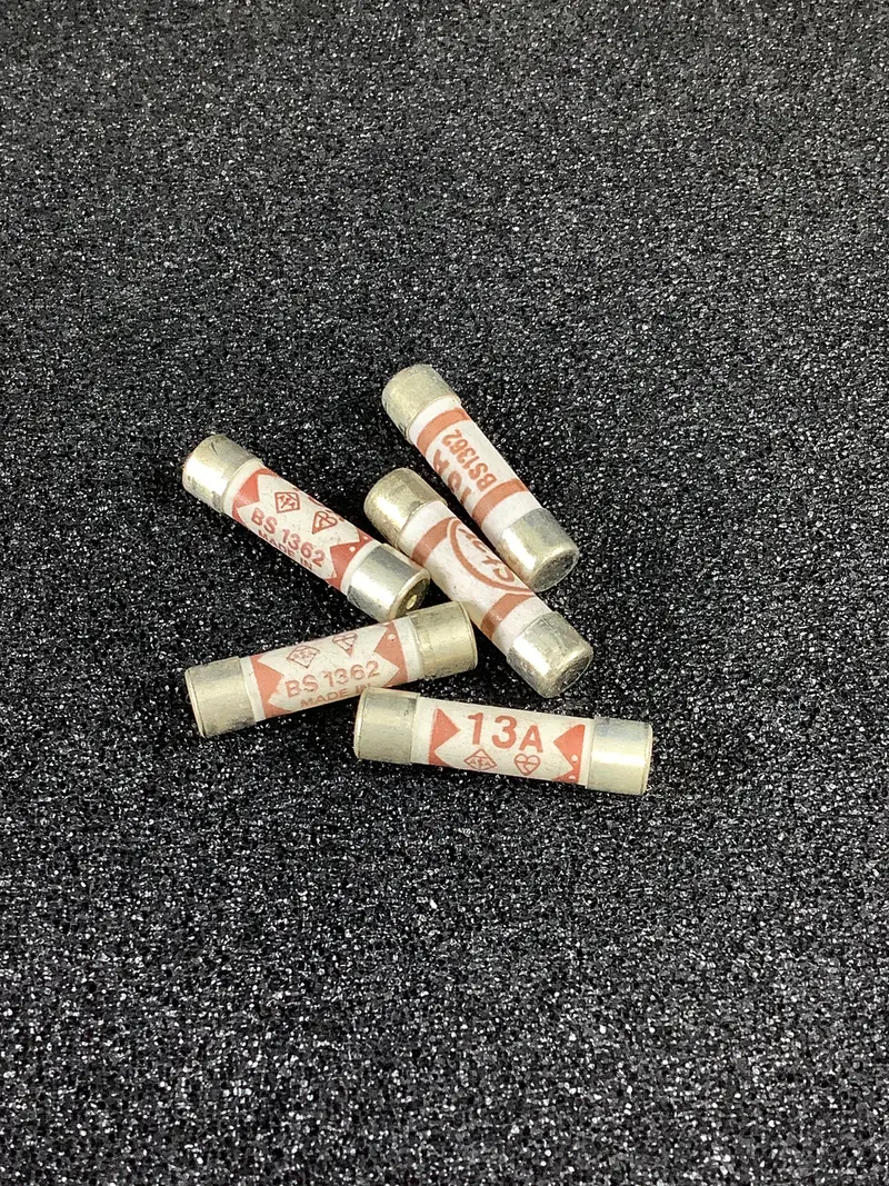 Bs1362-13A - Bussman - 13A 240Vac 1/4” X 1.0” European Electrical Fuses, Fast Acting, Fuses, 5 Pack 1