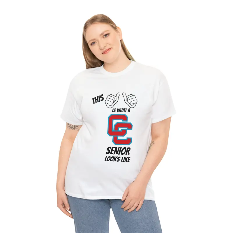 Charlotte Catholic Senior Unisex Heavy Cotton Tee 1