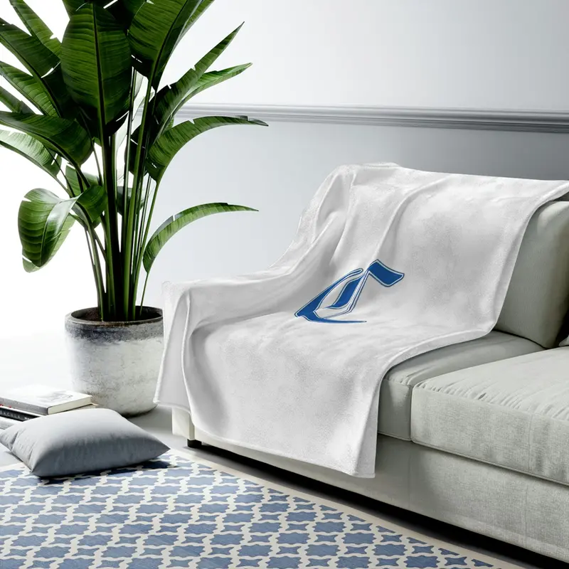Charlotte Christian Velveteen Plush Blanket 1