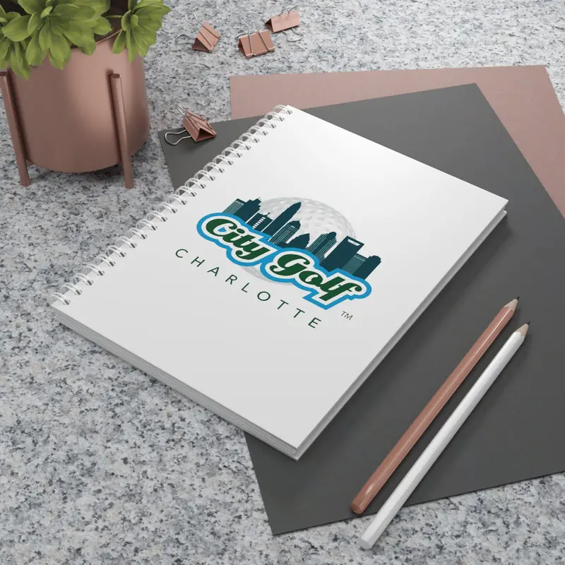 City Golf Charlotte Spiral Notebook 1