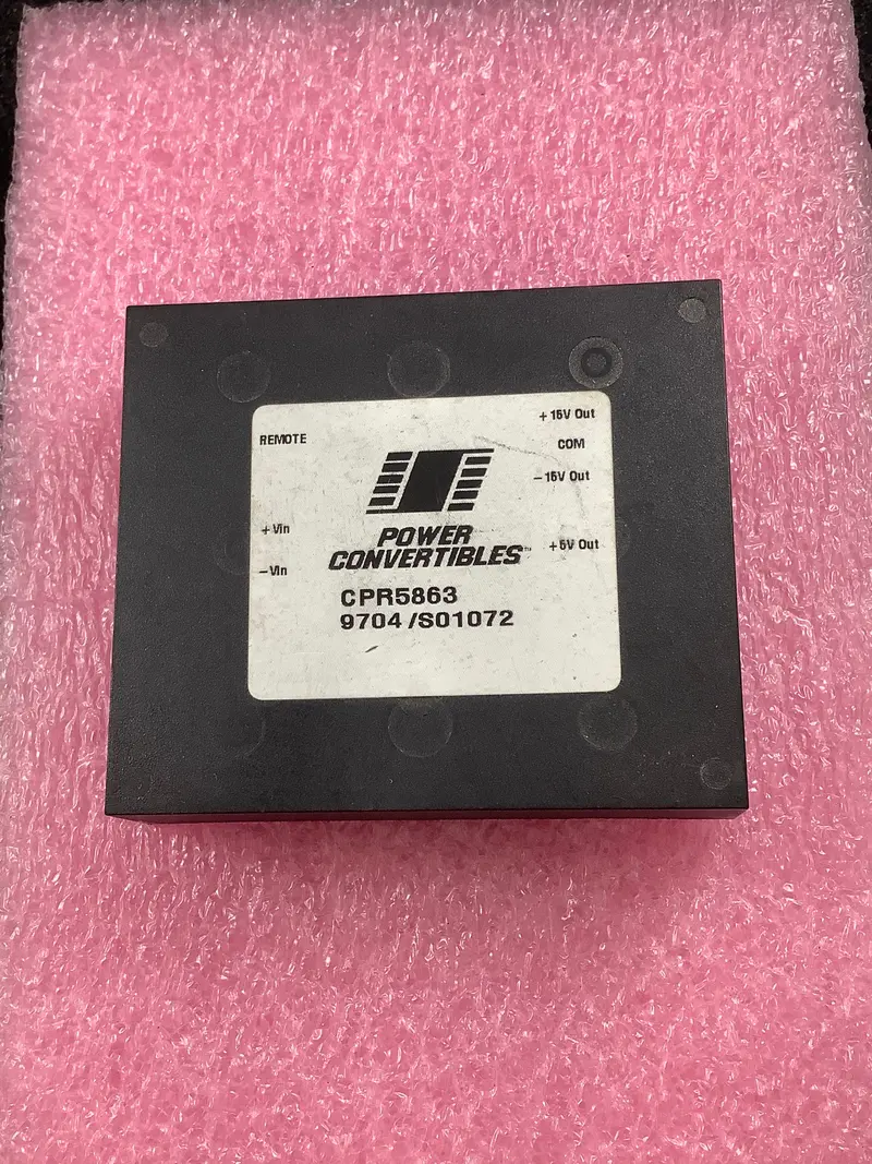 Cpr5863 - Power C0nv - Dc-Dc Power Supply Output: +- 15Vdc, +5Vdc 1