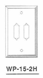 Da15 Dual Wall Plate 1
