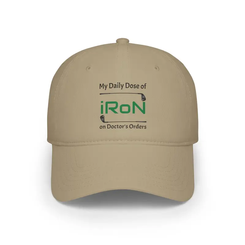 Daily Dose Of Iron Low Profile Baseball Cap 1