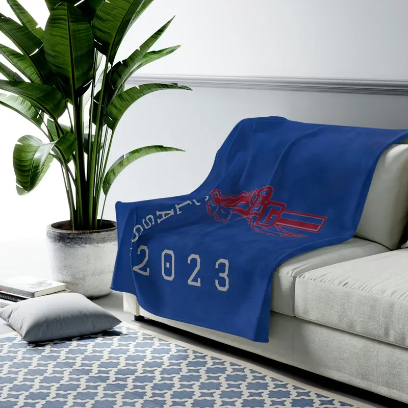 East Gaston Class Of 2023 Velveteen Plush Blanket 1