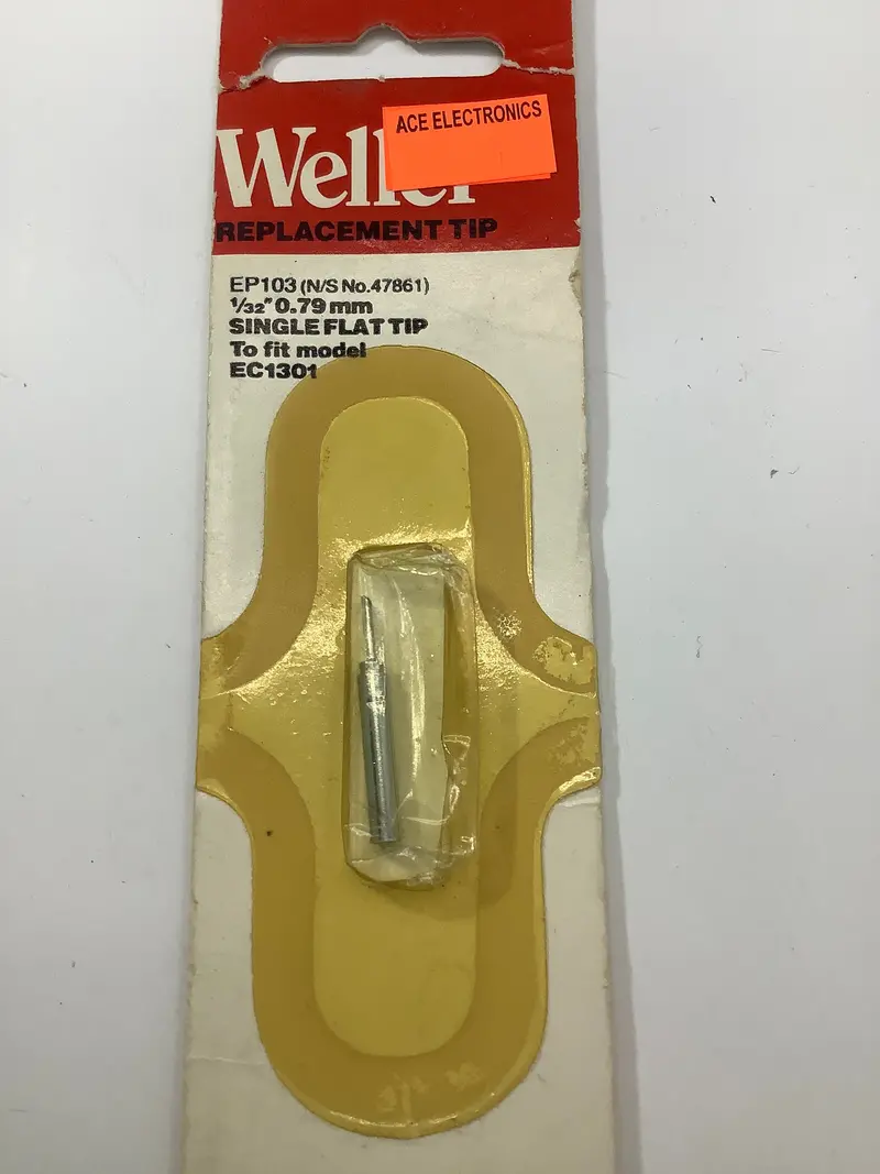 Ep103 - Weller - Replacement Single Flat Tip 1/32" For Ec1301 1
