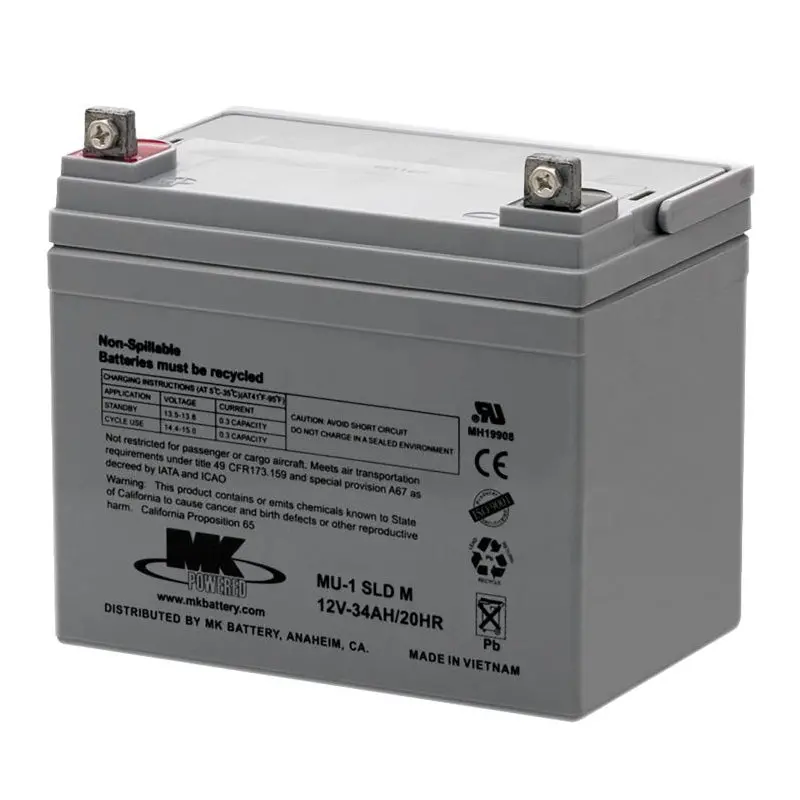 Es33-12 - Mk Battery - 12V 35 Ah Sealed Lead Acid Battery 1