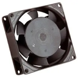 Fan 100-125Vac 80 X 80 X 25Mm Terminals  2200Rpm 19Cfm 26Db 1