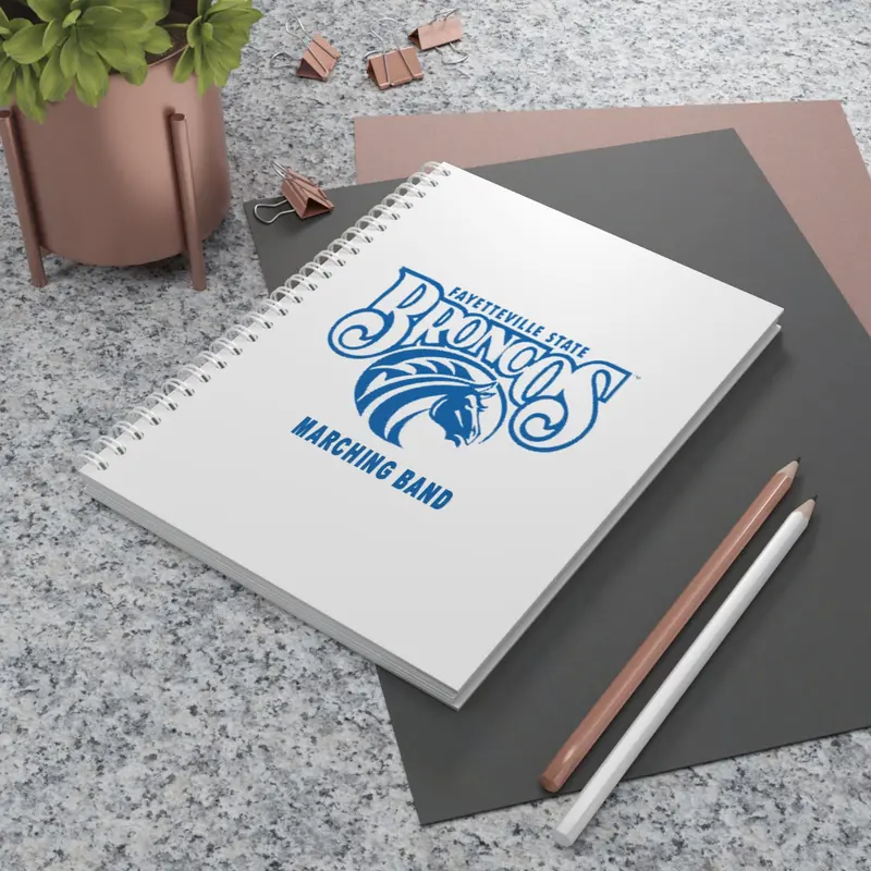 Fayetteville State Marching Band Spiral Notebook 1