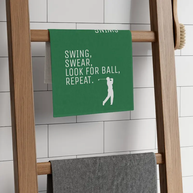 Golfer Swing Rally Towel, 11X18 1