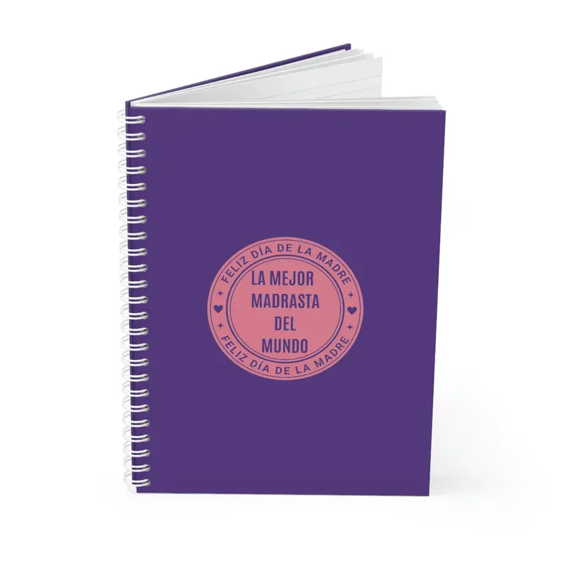 Happy Mother's Day Stepmom Spanish Spiral Notebook 1