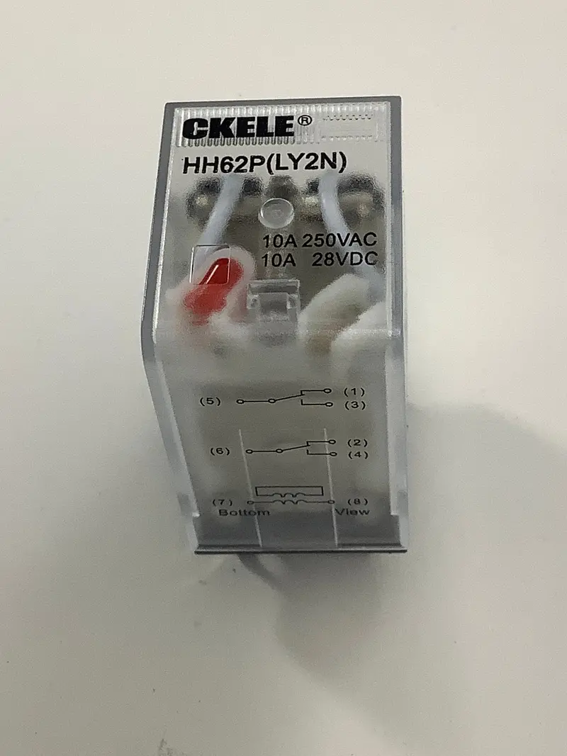 Hh62p-Ly2n-24Vac -  Relay Dpdt 10A 24Vac 1