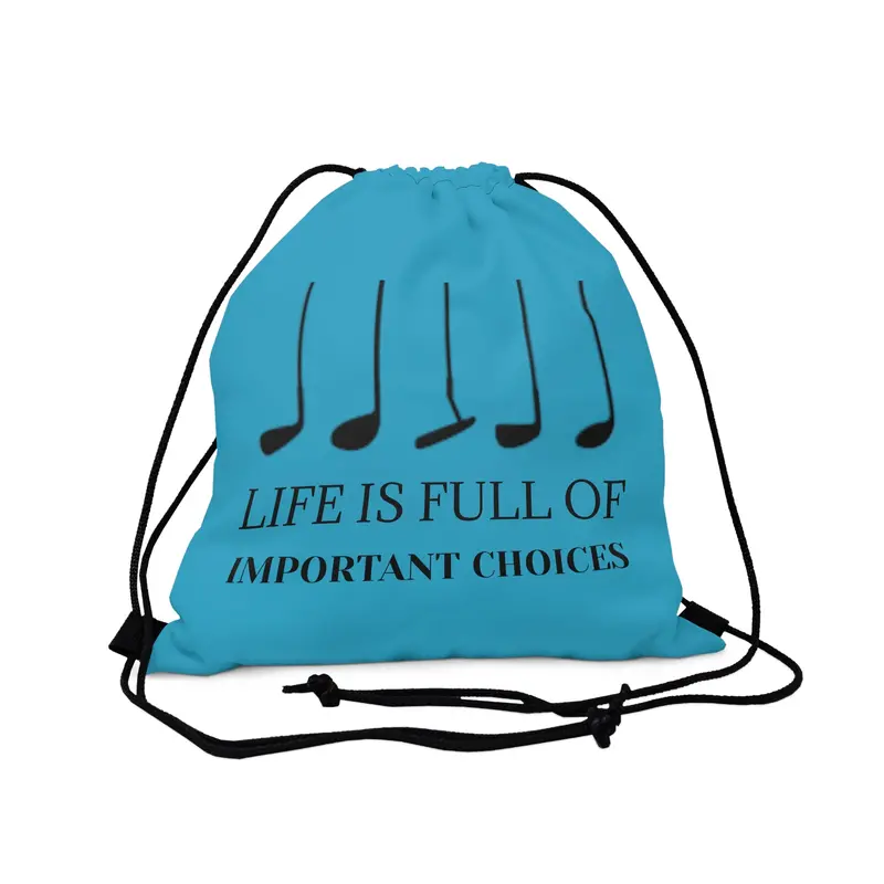 Important Choices Outdoor Drawstring Bag 1