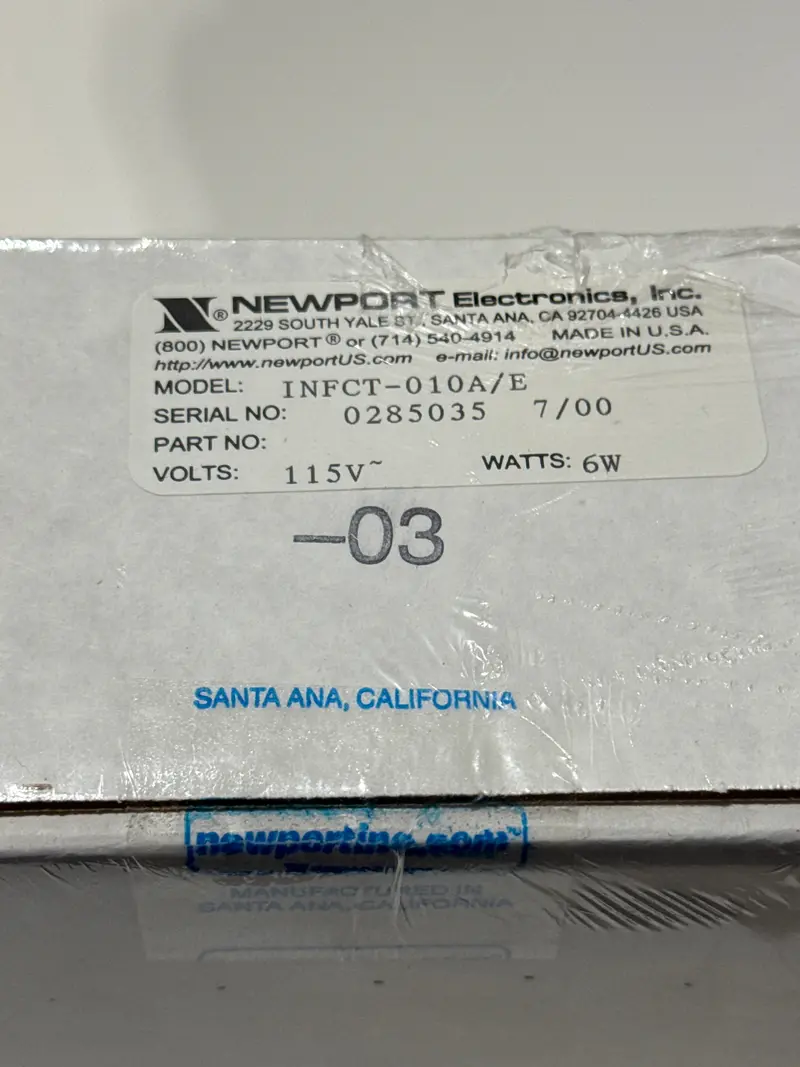 Infct-010A/E - Newport - Thermocouple Input Temperature Meter 1
