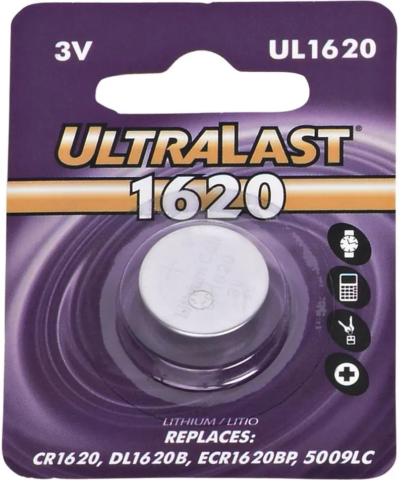 Lithium Coin Cell Cr1620 - Ul1620 1