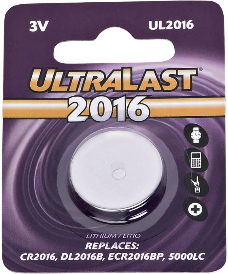 Lithium Coin Cell Cr2016 - Ul2016 1